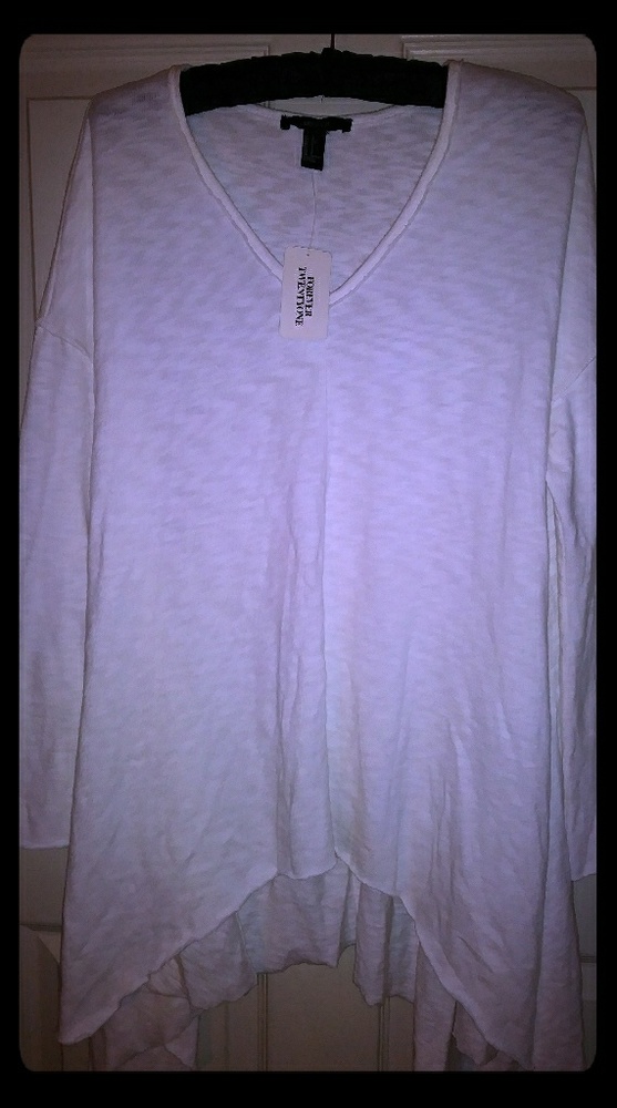 Forever21 Knit Top Ivory Small (NWT)